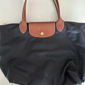 LE PLIAGE ORIGINAL Long Champ Tote Bag M - Black